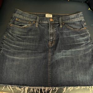 J Crew Denim Skirt